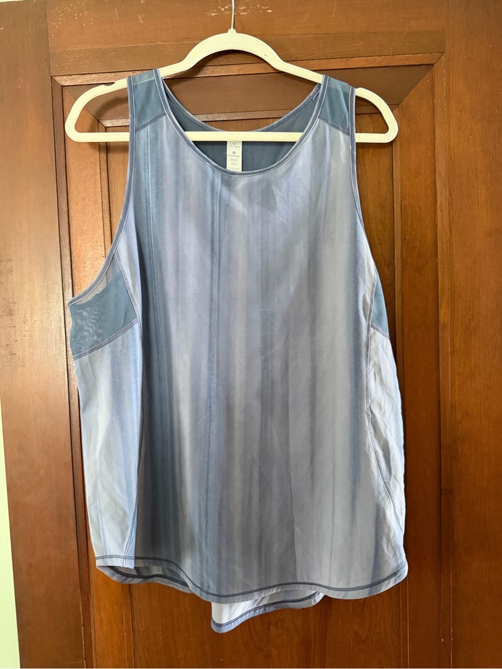 lululemon athletica Blue Gradient Sleeveless Performance Tank